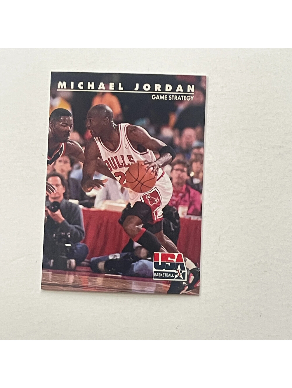 1992 SkyBox #39 Michael Jordan Game Strategy Chicago Bulls Card Near Mint